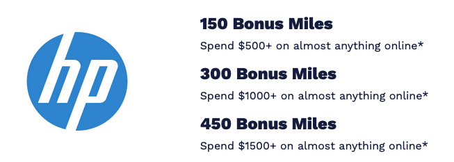 HP AIR MILES offer