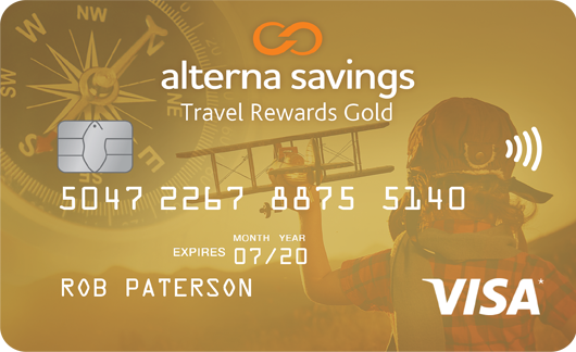 collabria travel rewards visa gold card