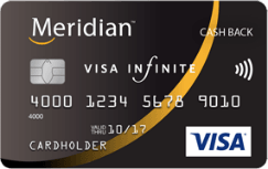 Meridian Visa Infinite* Cash Back Card