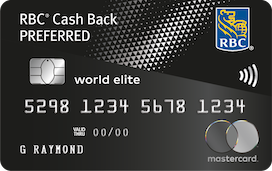 RBC Cash Back Preferred World Elite MasterCard