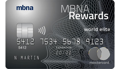 MBNA Rewards Confirmed Multiplier Locations